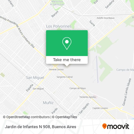 Jardin de Infantes N 908 map