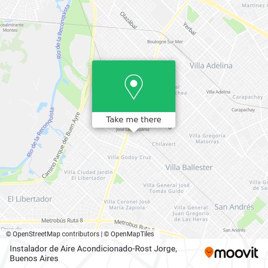 Instalador de Aire Acondicionado-Rost Jorge map