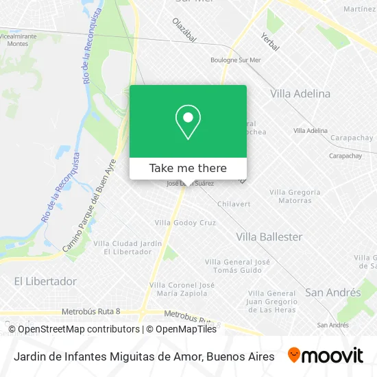 Mapa de Jardin de Infantes Miguitas de Amor