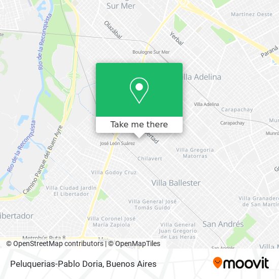 Peluquerias-Pablo Doria map