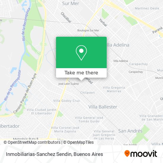 Mapa de Inmobiliarias-Sanchez Sendin