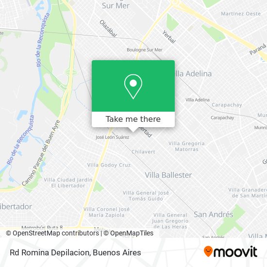 Rd Romina Depilacion map