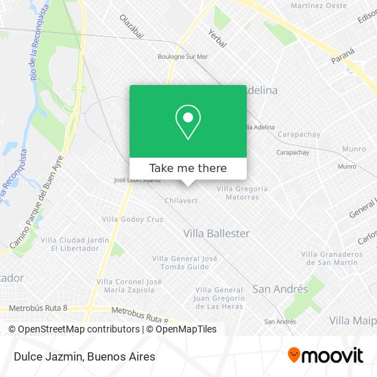 Mapa de Dulce Jazmin