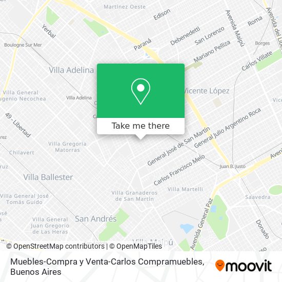 Muebles-Compra y Venta-Carlos Compramuebles map