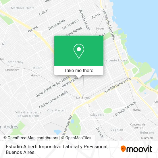 Estudio Alberti Impositivo Laboral y Previsional map