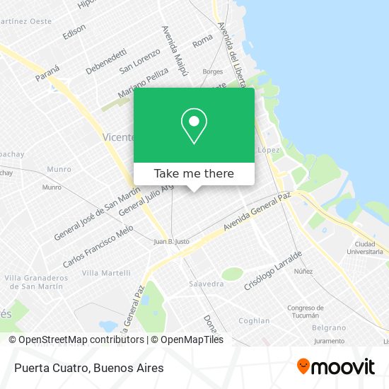 Mapa de Puerta Cuatro