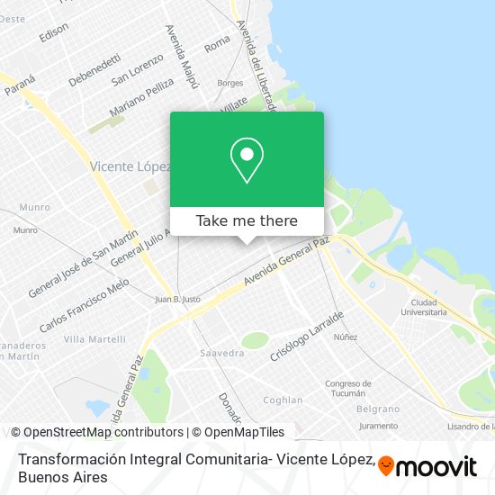 Mapa de Transformación Integral Comunitaria- Vicente López
