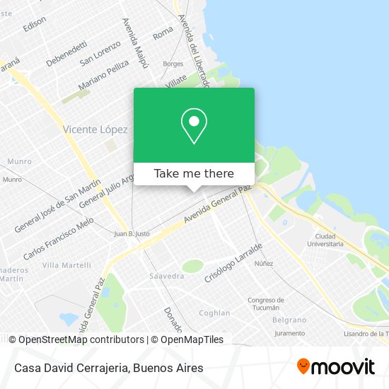 Mapa de Casa David Cerrajeria