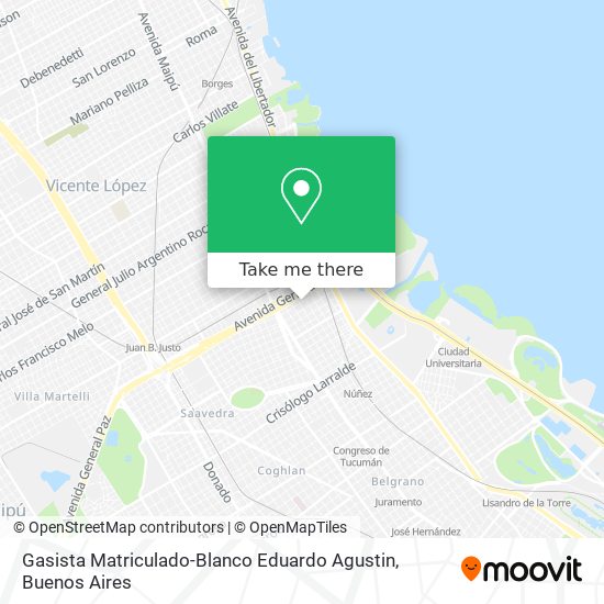 Gasista Matriculado-Blanco Eduardo Agustin map