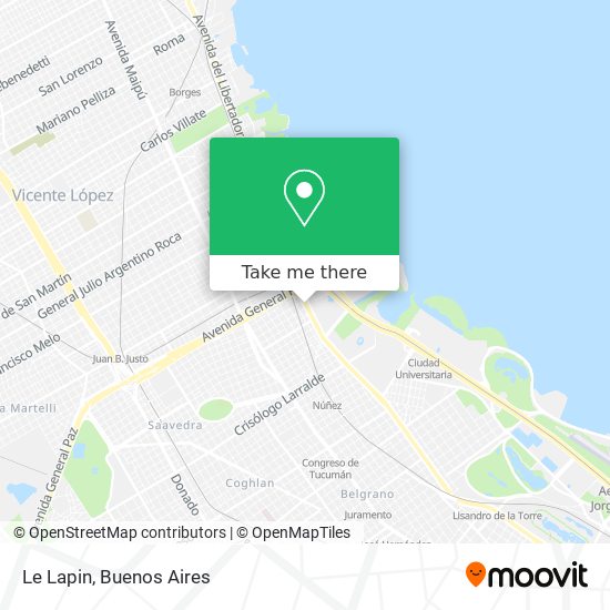 Mapa de Le Lapin