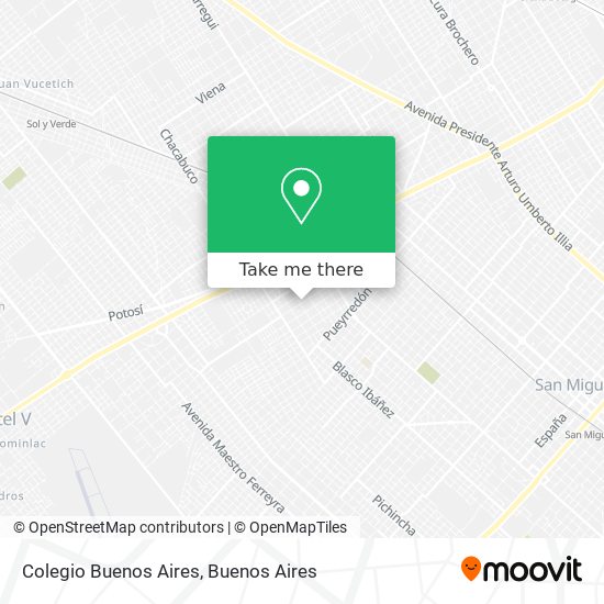 Mapa de Colegio Buenos Aires