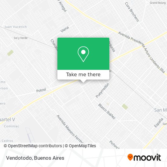 Vendotodo map