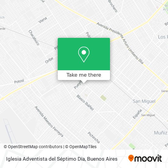 Mapa de Iglesia Adventista del Séptimo Día