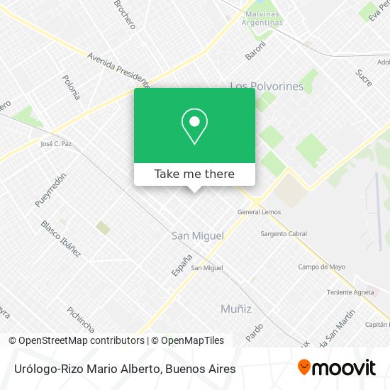 Urólogo-Rizo Mario Alberto map