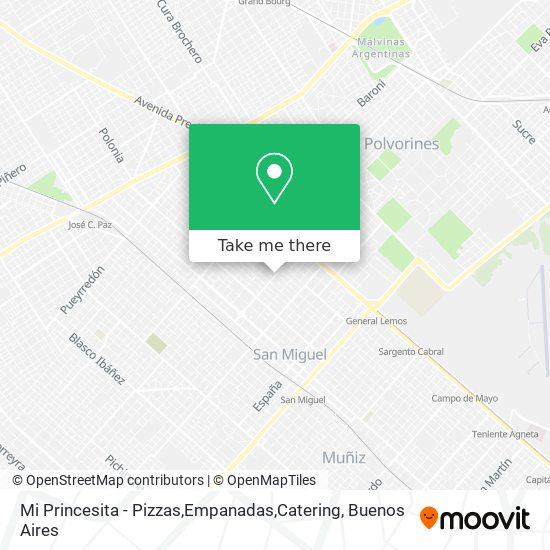 Mi Princesita - Pizzas,Empanadas,Catering map