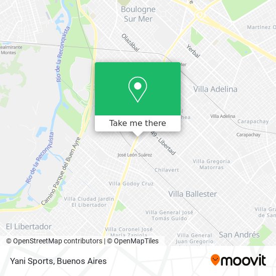 Yani Sports map