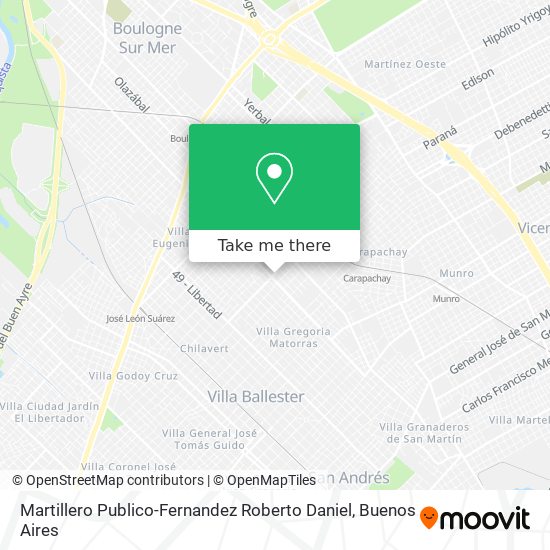 Martillero Publico-Fernandez Roberto Daniel map