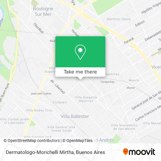 Dermatologo-Morichelli Mirtha map