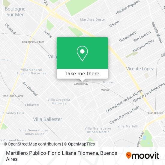 Martillero Publico-Florio Liliana Filomena map