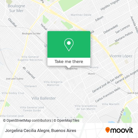 Jorgelina Cecilia Alegre map