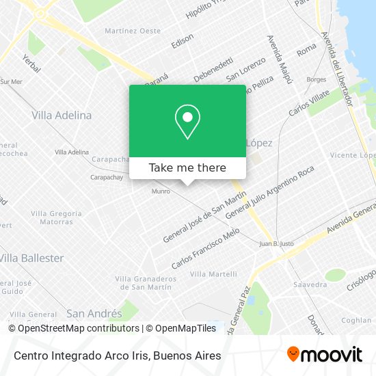 Centro Integrado Arco Iris map