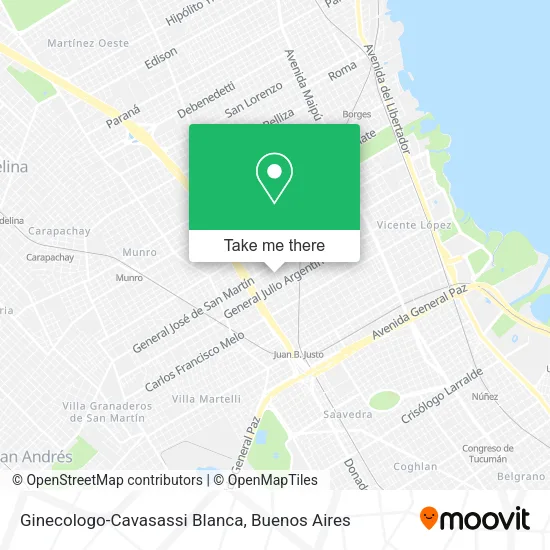 Ginecologo-Cavasassi Blanca map