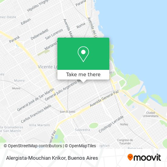 Alergista-Mouchian Krikor map