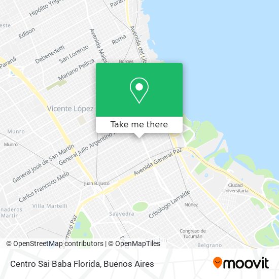 Centro Sai Baba Florida map