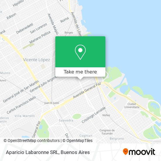 Mapa de Aparicio Labaronne SRL