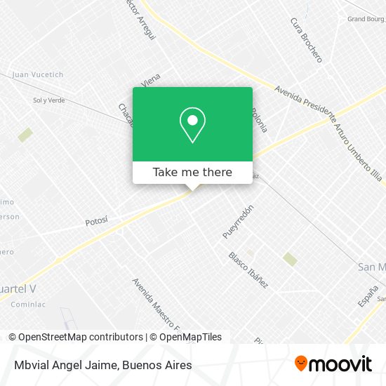 Mbvial Angel Jaime map