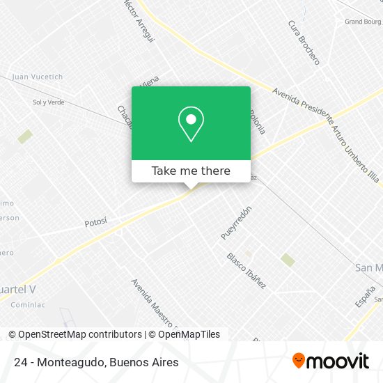 24 - Monteagudo map