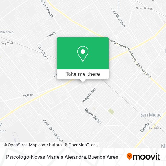 Psicologo-Novas Mariela Alejandra map