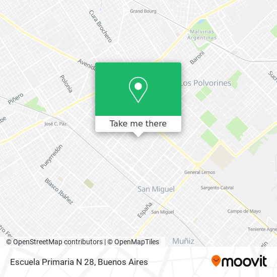 Escuela Primaria N 28 map