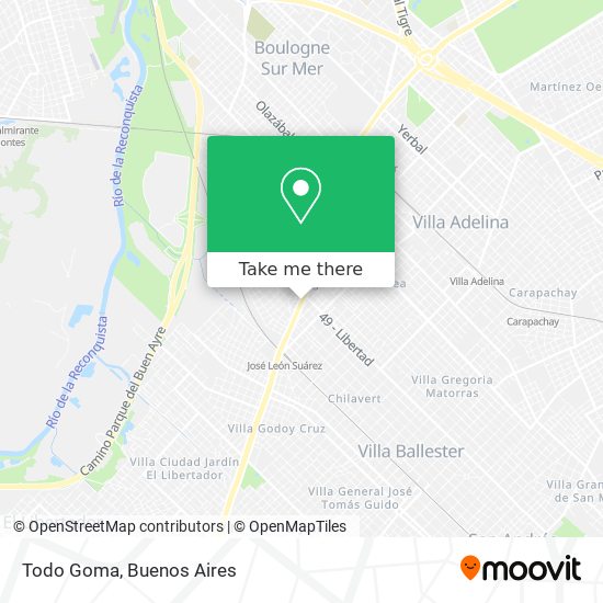 Mapa de Todo Goma