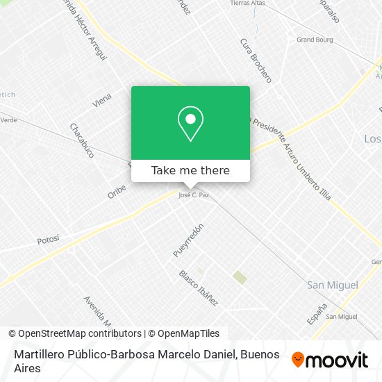 Martillero Público-Barbosa Marcelo Daniel map