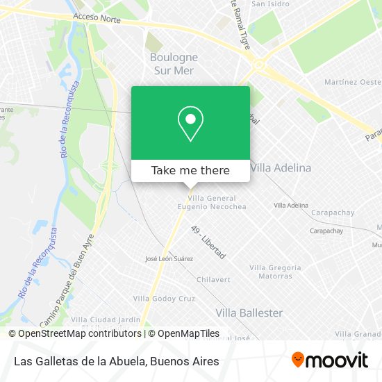 Las Galletas de la Abuela map