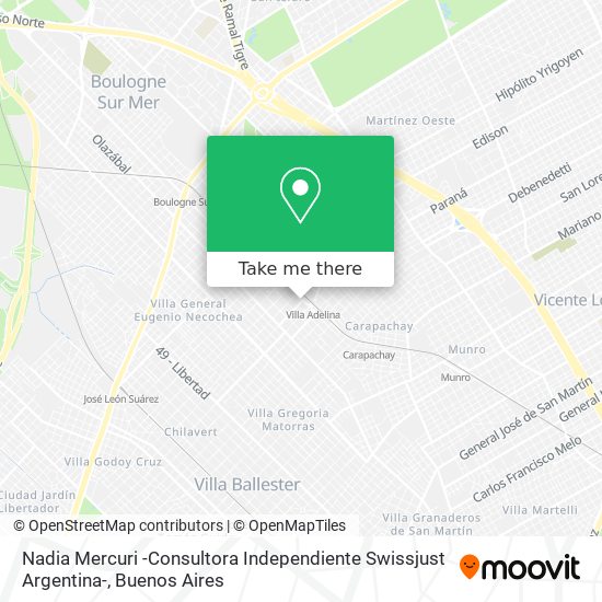 Mapa de Nadia Mercuri -Consultora Independiente Swissjust Argentina-