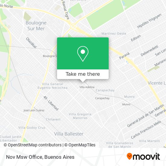 Mapa de Nov Msw Office