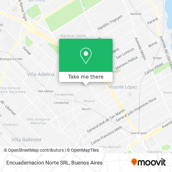 Encuadernacion Norte SRL map