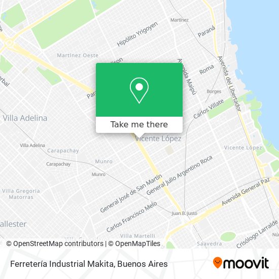 Ferretería Industrial Makita map