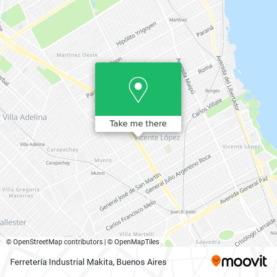 Mapa de Ferretería Industrial Makita