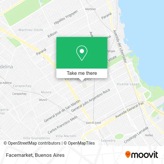 Facemarket map