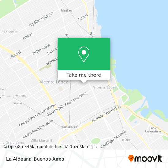 Mapa de La Aldeana