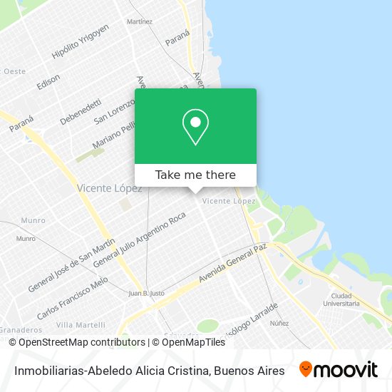 Inmobiliarias-Abeledo Alicia Cristina map