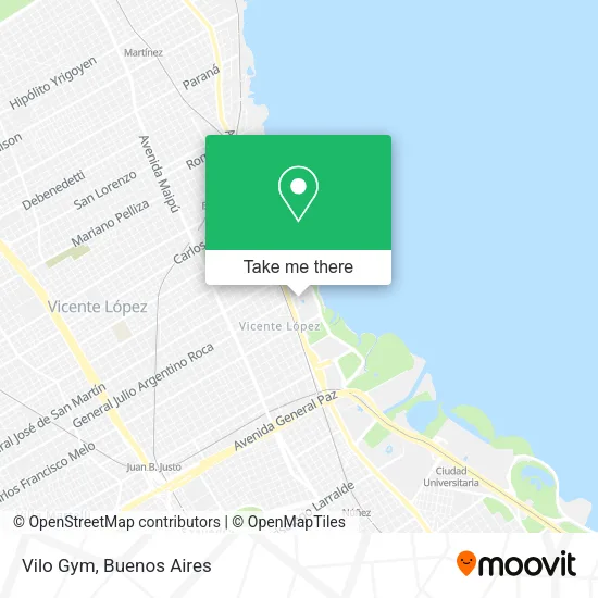 Mapa de Vilo Gym