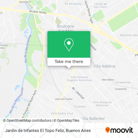 Jardin de Infantes El Topo Feliz map