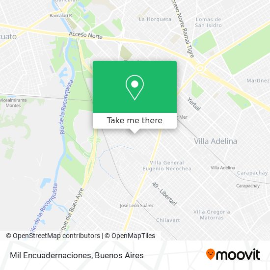 Mil Encuadernaciones map