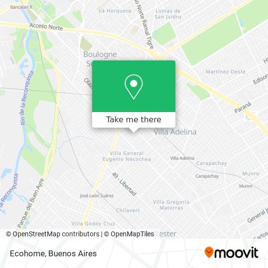 Ecohome map