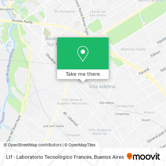 Mapa de Ltf - Laboratorio Tecnológico Francés