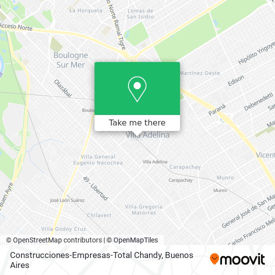 Construcciones-Empresas-Total Chandy map